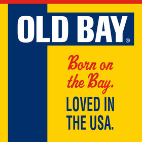Serving Old Bay Crab Cake Classic Mix crab cakes with lemon slice