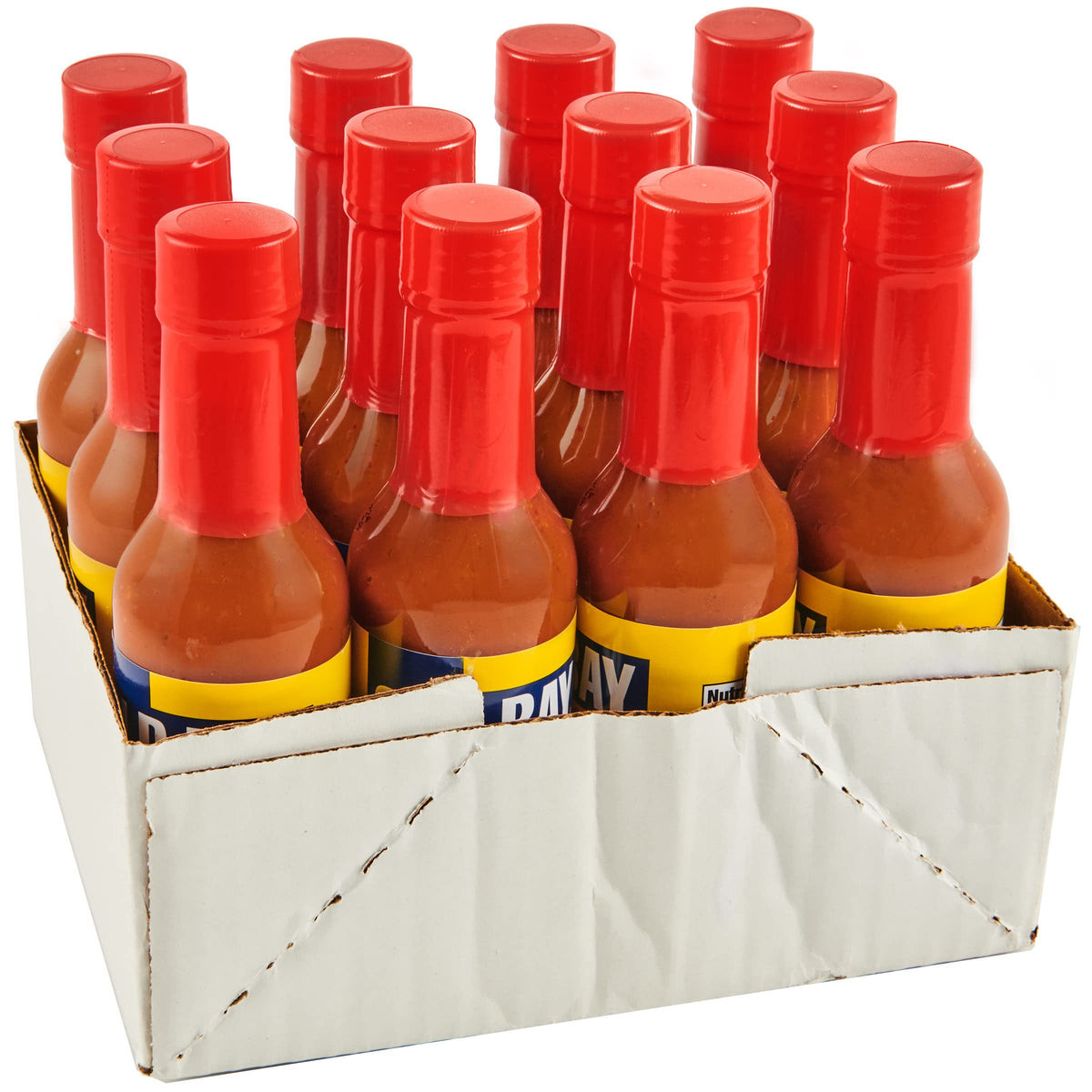 OLD BAY Hot Sauce 5 oz bottle on display emphasizing bold seafood flavor