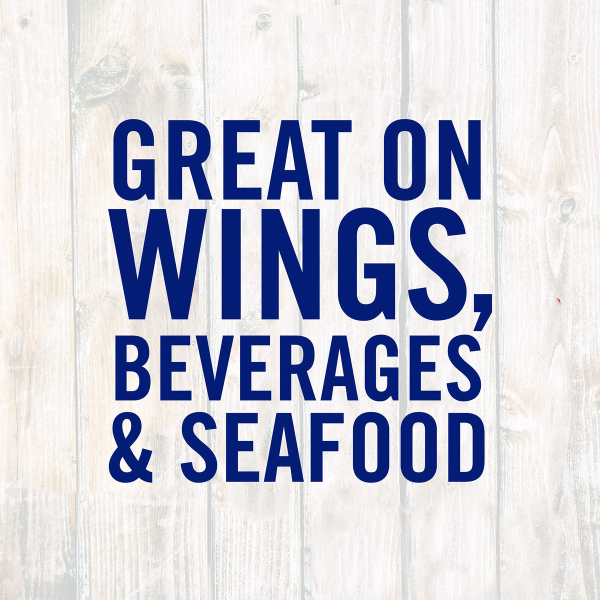 Wings served with OLD BAY Hot Sauce for a spicy kick