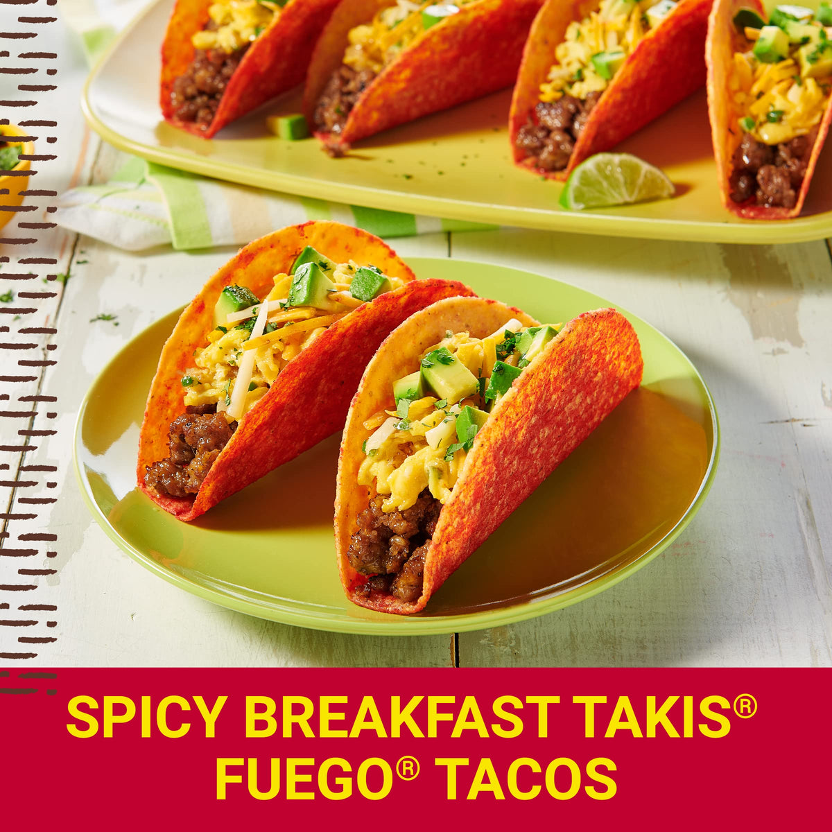 Old El Paso crispy hard taco shells displayed for taco night.