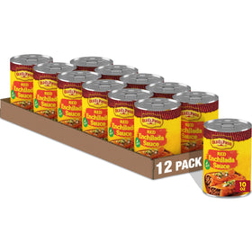 Old El Paso Mild Red Enchilada Sauce bottle closeup boosts rich, mild Tex-Mex flavor for enchiladas.