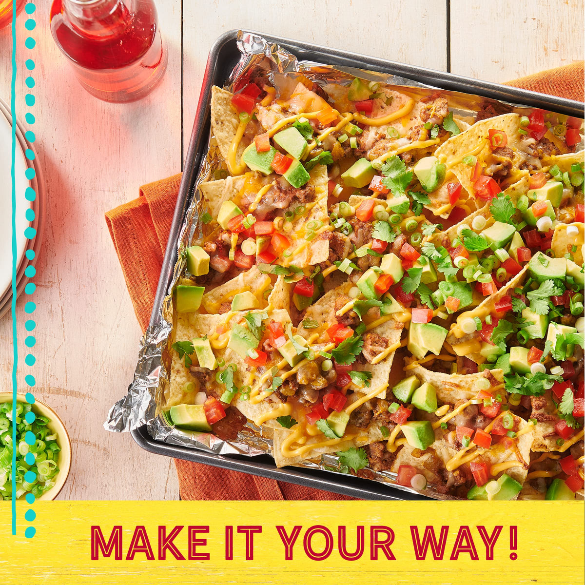 Old El Paso Original in a bowl with spices ready for dipping and cooking