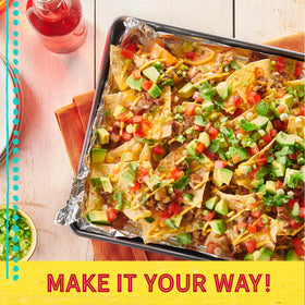 Old El Paso Original in a bowl with spices ready for dipping and cooking
