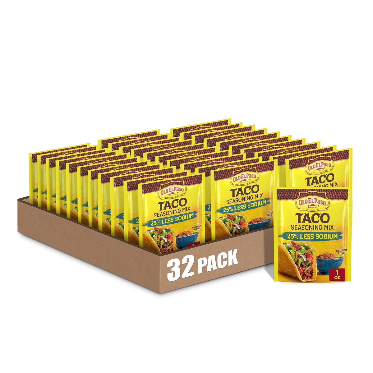 Old El Paso taco seasoning packaging offers quick weeknight flavor for tacos