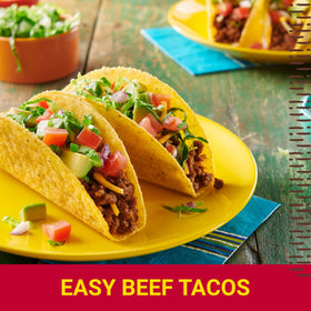 Old El Paso shells and dips ready for a family fiesta