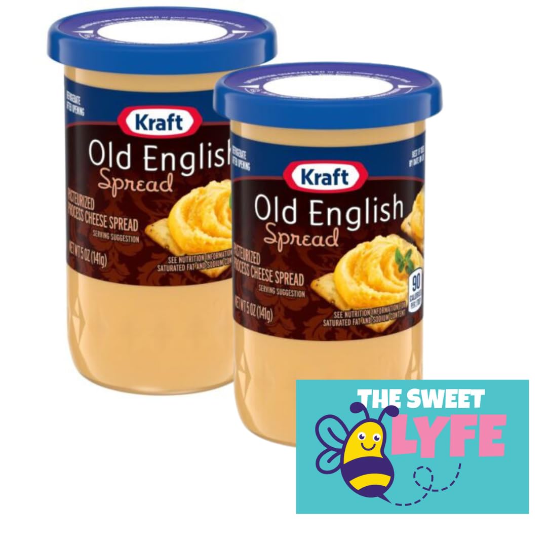 Old English Cheese Spread jar duo ideal for quick, spreadable snacks