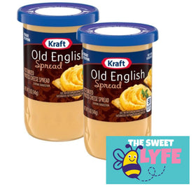 Old English Cheese Spread jar duo ideal for quick, spreadable snacks