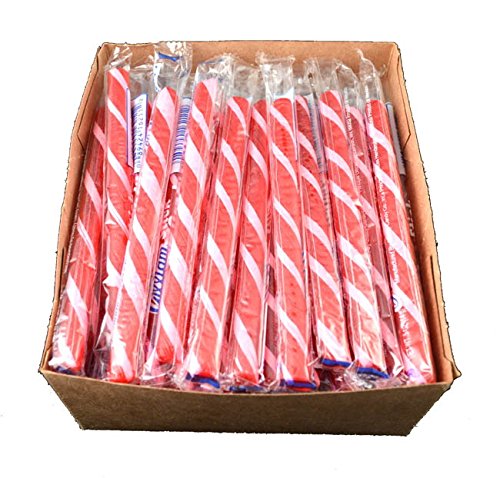 Old Fashioned Cinnamon Candy Sticks 80-count box for party treats and cupcake toppers