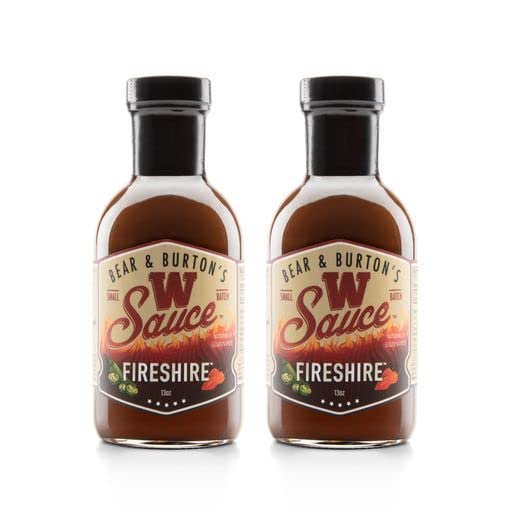 Old Florida Sauce Co. Bear and Burtons Fireshire bottle showing bold flavor for steaks