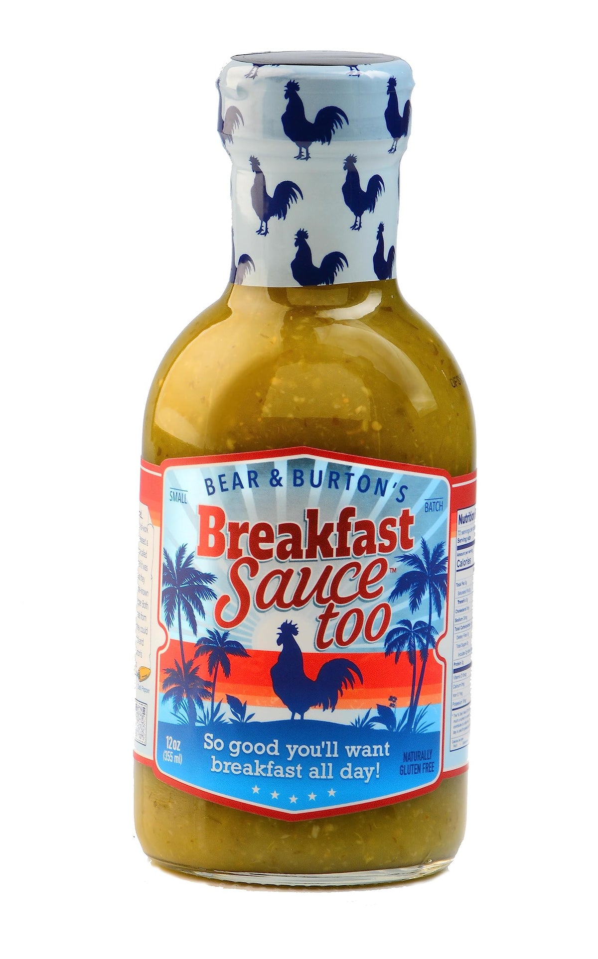 Old Florida Sauce Co Bear & Burton's Breakfast Sauce Too bottle boosts breakfast flavor