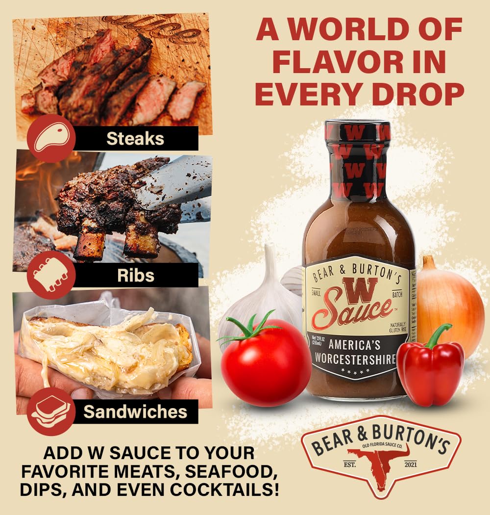 Old Florida Sauce Co. Breakfast Sauce bottle highlights citrus-pineapple notes ideal for eggs and bacon.