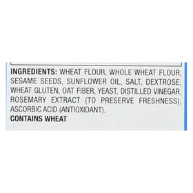 Old London Melba Sesame ingredients closeup, showcasing natural ingredients.