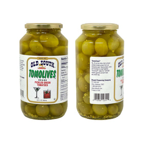 Old South Tomolives close-up showing firm texture and tangy profile