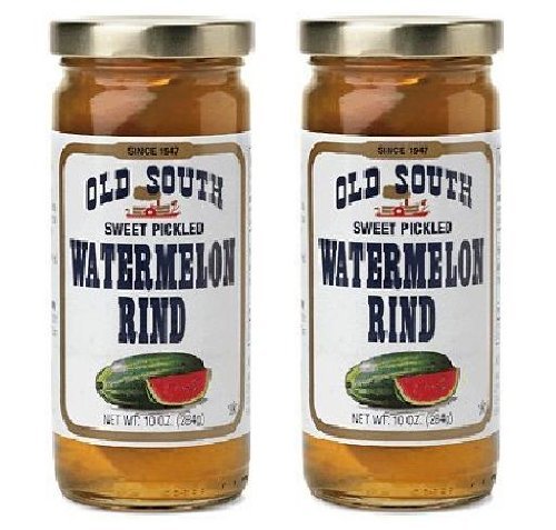 Old South Watermelon Rind Pickled Sweet jar, tangy crunch for salads and appetizers