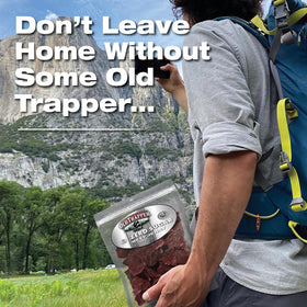 Old Trapper jerky offers 70 calories per serving for mindful snacking