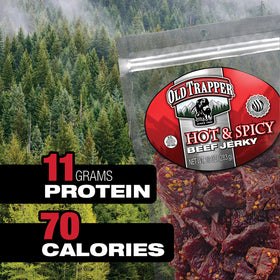 Made from 100% lean beef and natural wood smoke