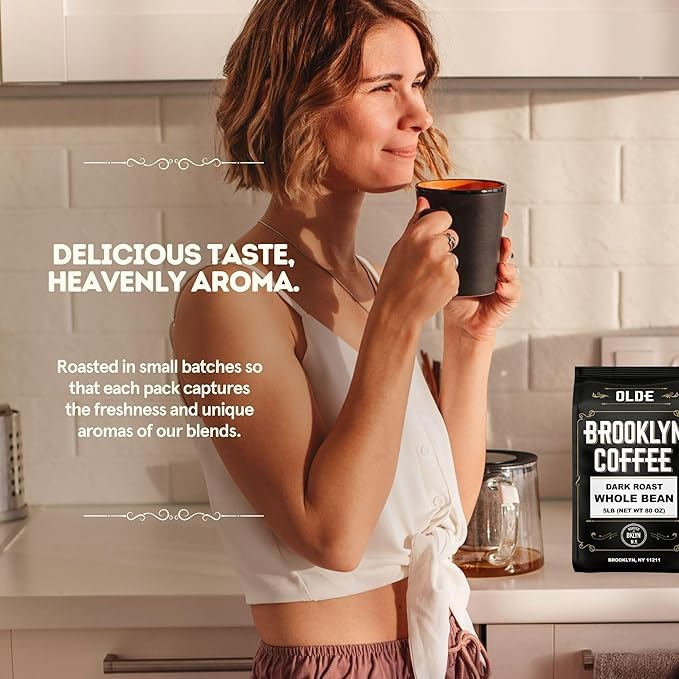 Olde Brooklyn Coffee grind-for-fresh-brew closeup demonstrates control over flavor.