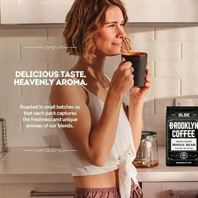 OLDE BROOKLYN COFFEE NYC roasted batch exuding warmth and aroma.