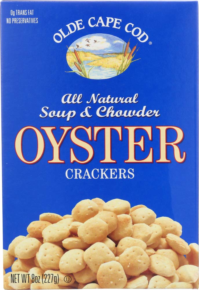 Olde Cape Cod Oyster Crackers multi-pack 8 oz, ideal for family meals.