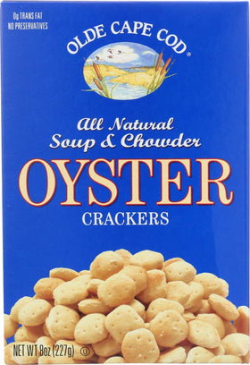Olde Cape Cod Oyster Crackers multi-pack 8 oz, ideal for family meals.