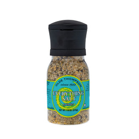 Olde Thompson Everything Salt Grinder bottle shows a versatile seasoning for everyday meals