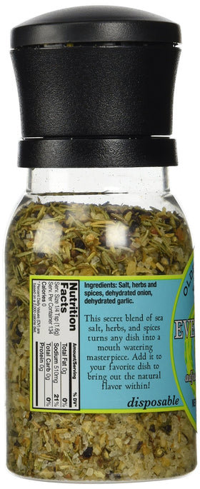 Olde Thompson Everything Salt Grinder ready-to-use shaker boosts home cooking with fresh flavor
