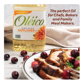 Oleico safflower oil in pan demonstrates high heat stability for quick cooking