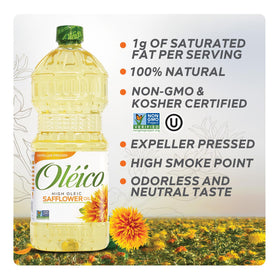 Oleico 3-pack display emphasizes convenient, long-lasting kitchen staple