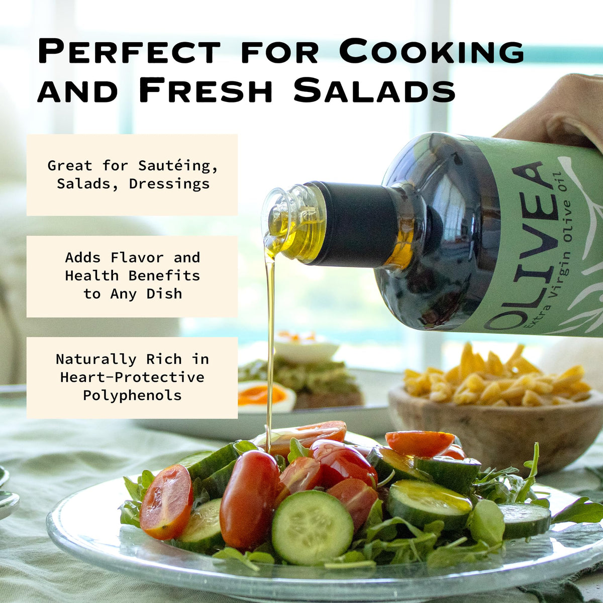 OLIVEA early harvest pressing highlights freshness and authentic Greek flavor