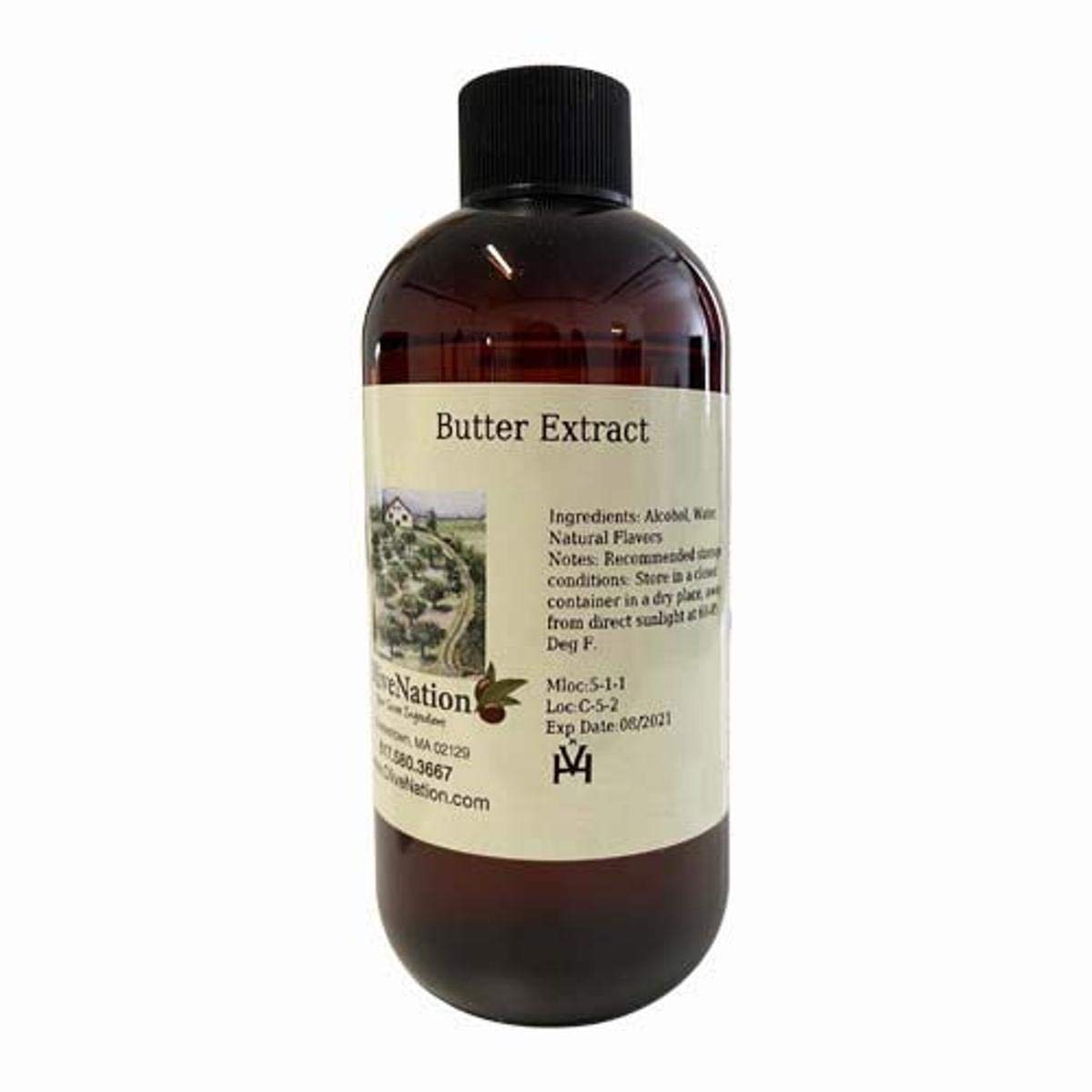 OLIVENATION butter-flavoring-extract for adding rich butter flavor to cakes, cookies, and frostings