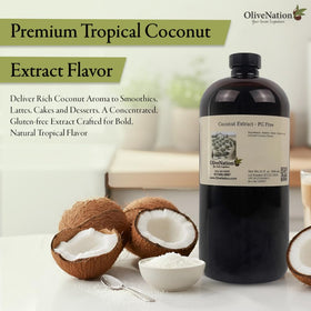 OLIVENATION Coconut Extract stirred into puddings for subtle coconut warmth.