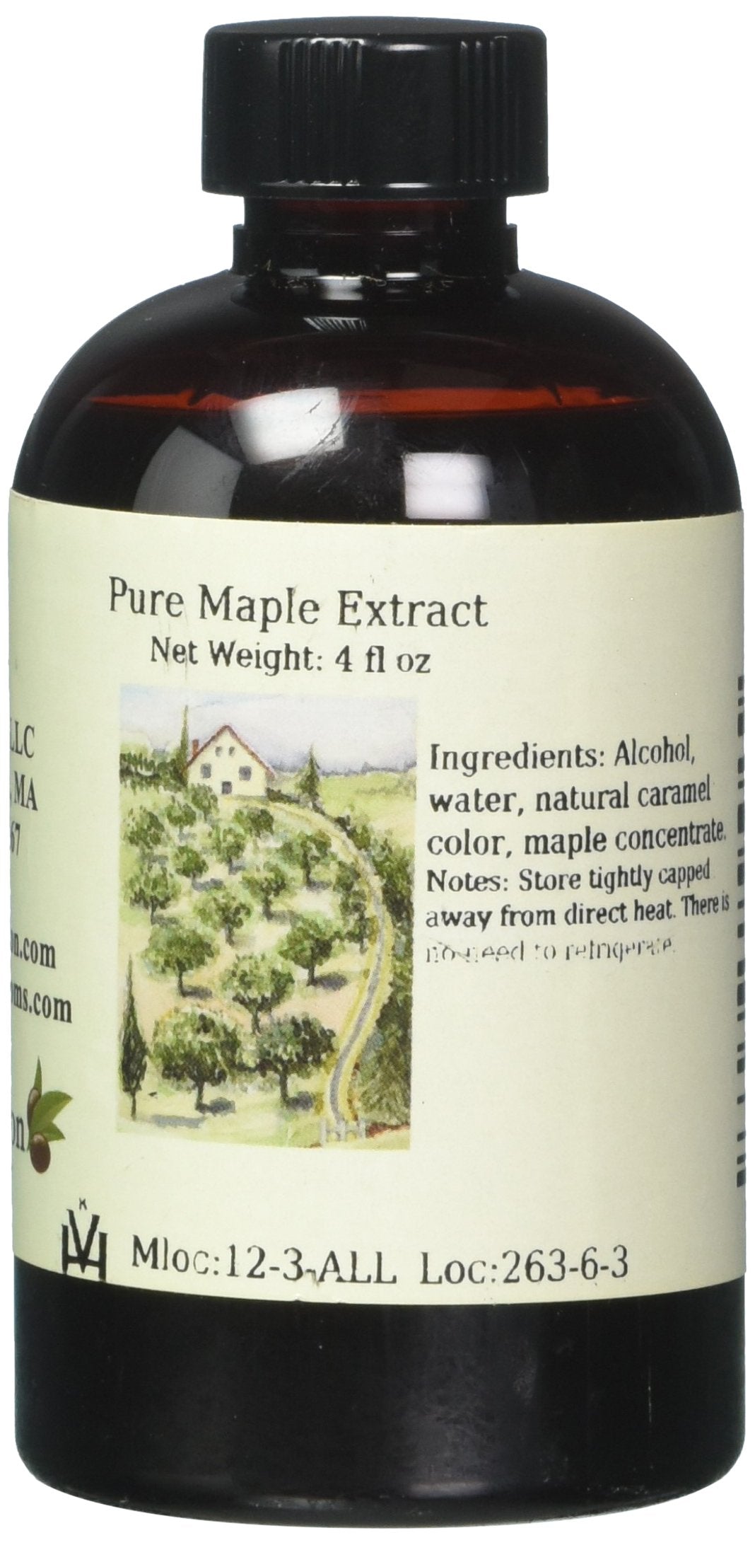 OLIVENATION maple flavoring bottle pour enhances cookies and frostings with rich maple aroma.