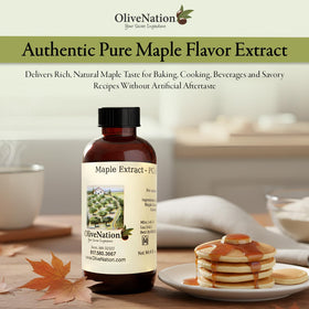 OLIVENATION Maple Flavoring on cookie dough for enhanced maple sweetness.