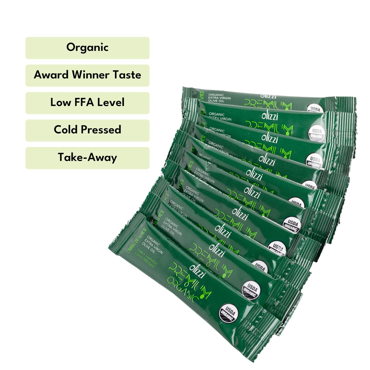 Olizzi award-winning olive oil pack highlights premium taste recognized in Berlin and Japan.