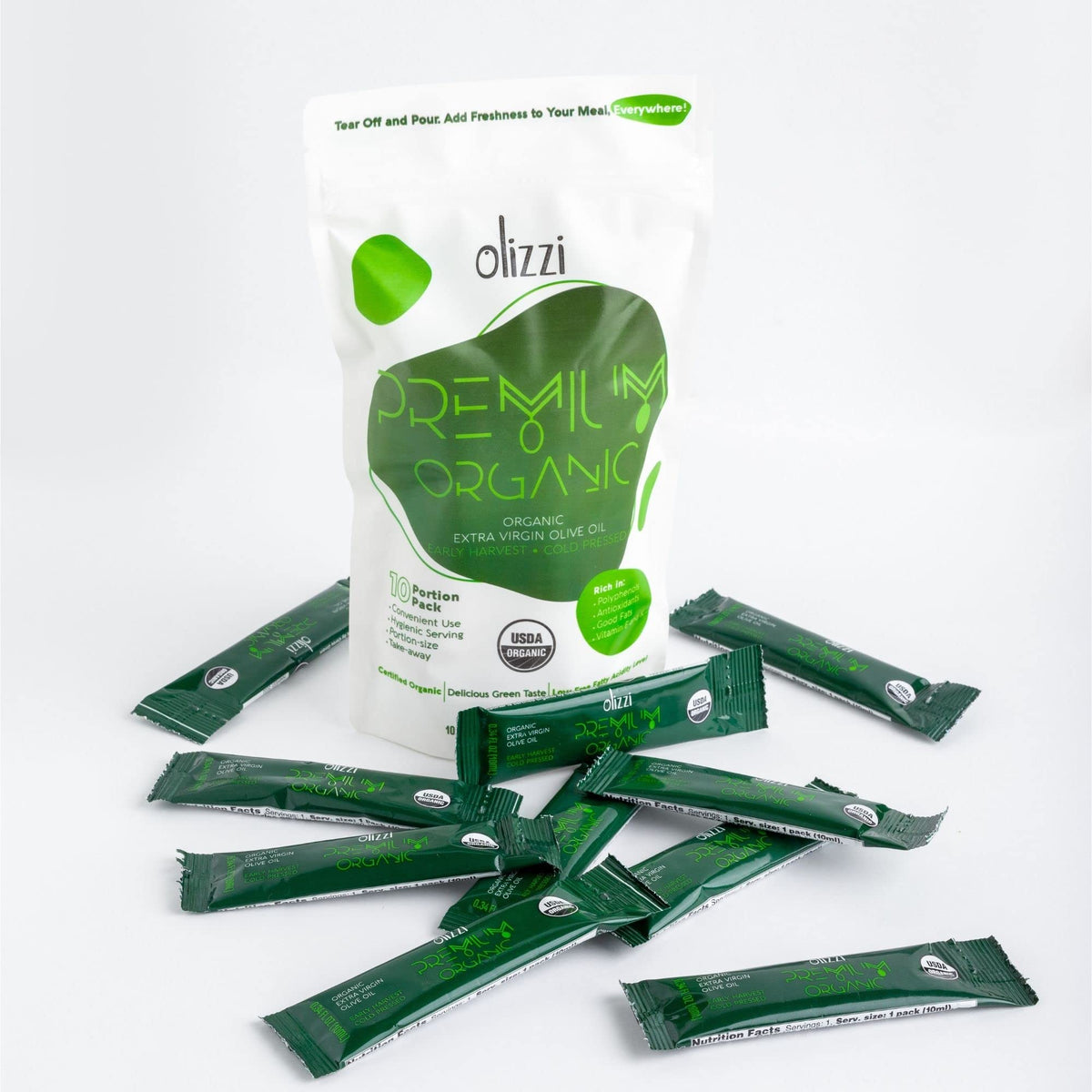 Olizzi flavorful olive oil for salads and finishing drizzles to elevate everyday meals.