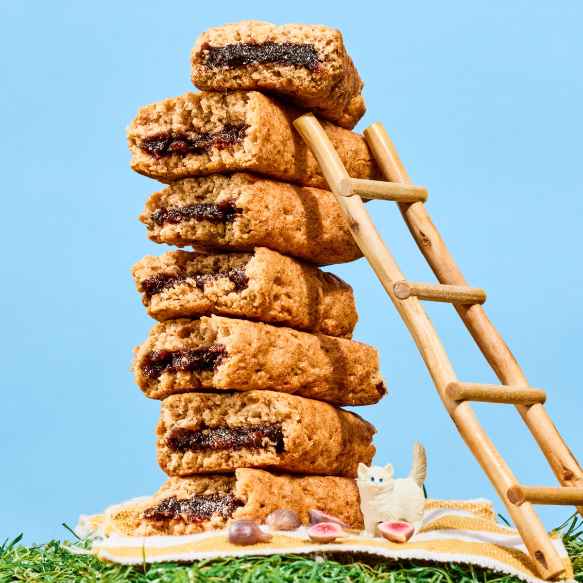 Olyra Fig Bars individually wrapped, ideal for travel or office snacks