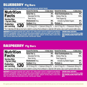 Olyra Fig Bars Raspberry Flavor offers fruity, fiber-rich office snack.