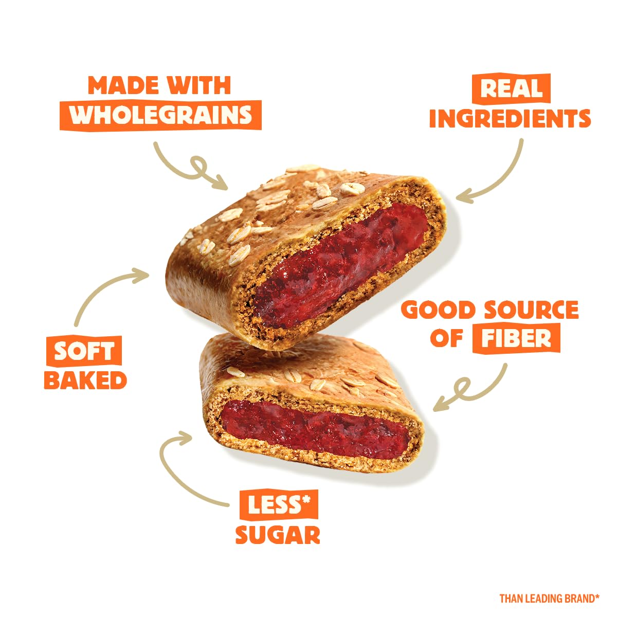 Olyra Raspberry Fruit Bars collection pack shows individually wrapped bars for easy sharing.