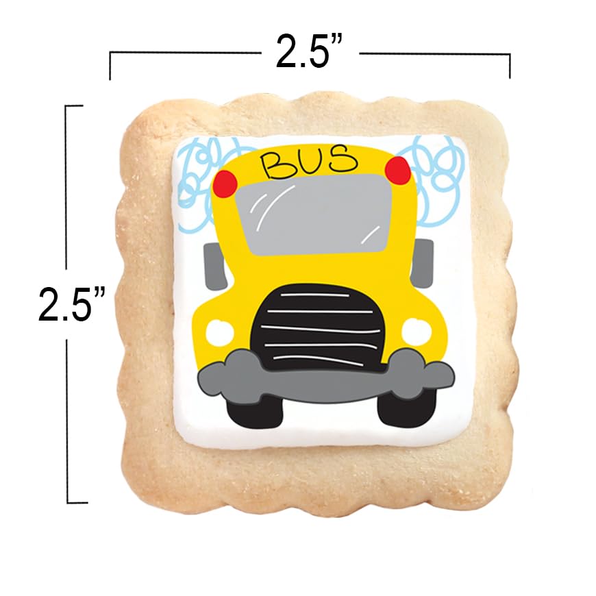 OMCookie teacher appreciation cookies with edible ink designs.