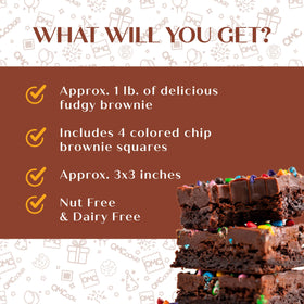 OMCookie brownies neatly arranged in a gift box, ready for occasions.