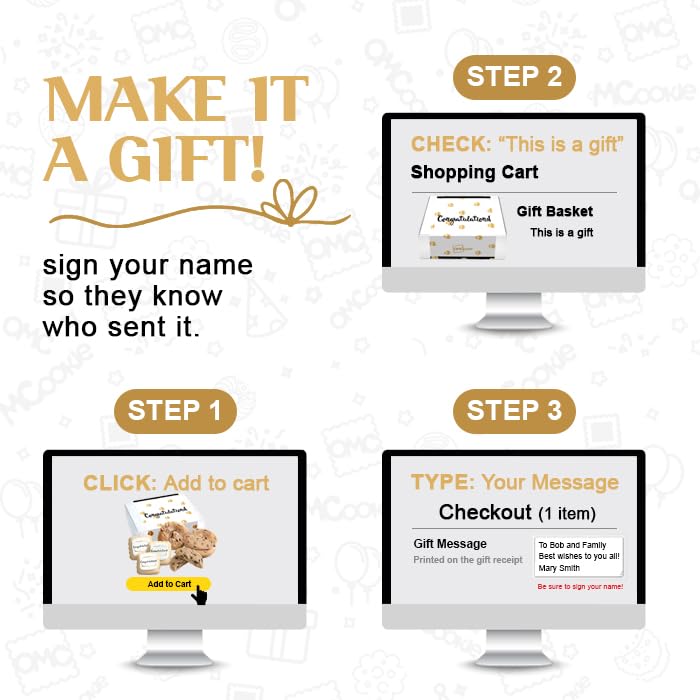 OMCookie nut-free kosher facility tag supports allergy-conscious gifting.