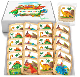 OMCookie dinosaur cookies are individually wrapped for easy gifting and party favors.
