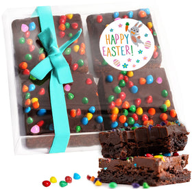 OMCookie Easter brownies gift basket with individually wrapped cookies for freshness