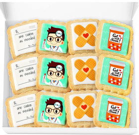 OMCookie edible-ink decorated sugar cookies with vanilla frosting to brighten someone's day.
