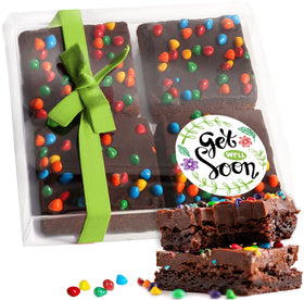 OMCookie Get Well Basket brownies box, inviting and comforting for a thoughtful gift