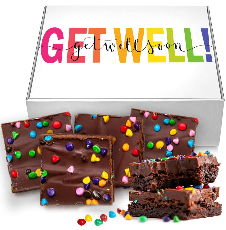 OMCookie Get Well Soon basket with brownies and cookies for a comforting post-surgery treat.