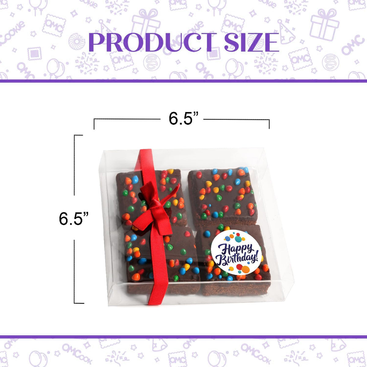 OMCookie Kosher Pareve brownies suited for inclusive celebrations.