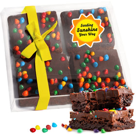 OMCookie Sending You Sunshine gift basket with cookies, ideal for brightening a friend's day.