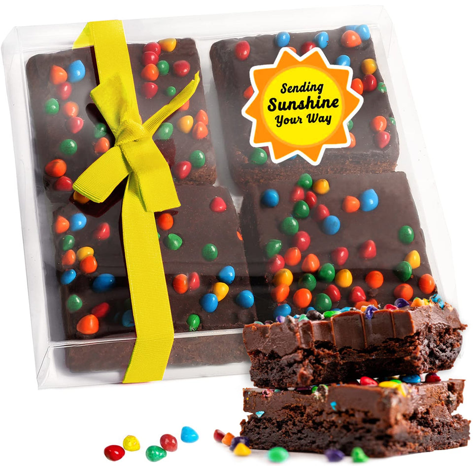 OMCookie Sending You Sunshine gift basket with cookies, ideal for brightening a friend's day.