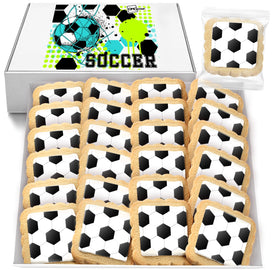 OMCookie soccer cookies bulk, individually wrapped for easy distribution and party favors.